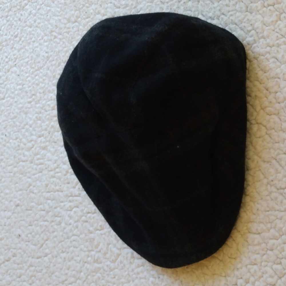 Henschel Hat Co. Large Viscose/Wool Plaid Foldaway Ear Muff Cap